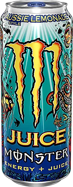 Monster Juice Aussie Style Lemonade Cans
