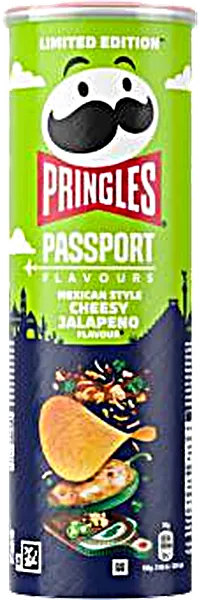 PRINGLES CARNITAS TACOS CRISPS 158GMX14