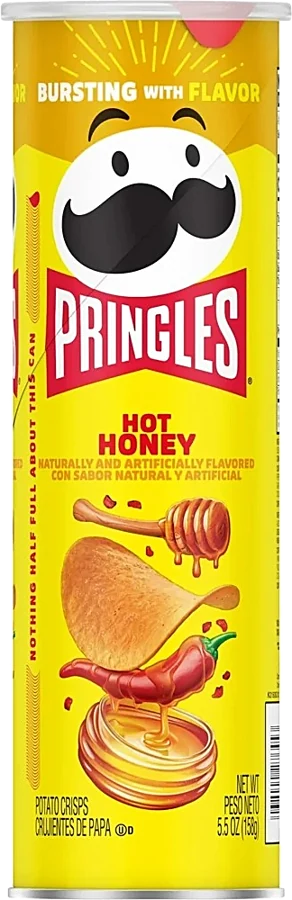 PRINGLES HOT HONEY CRISPS 158GMX14