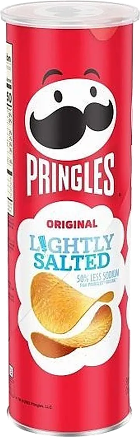 PRINGLES LIGHTLY SALTED ORIGINAL CRISPS 14X149G