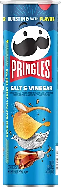 PRINGLES SALT & VINEGAR FLAVOR