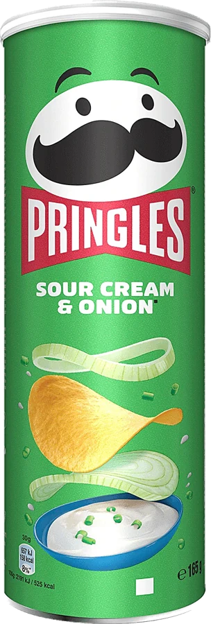 PRINGLES SOUR CREAM & ONION FLAVOR